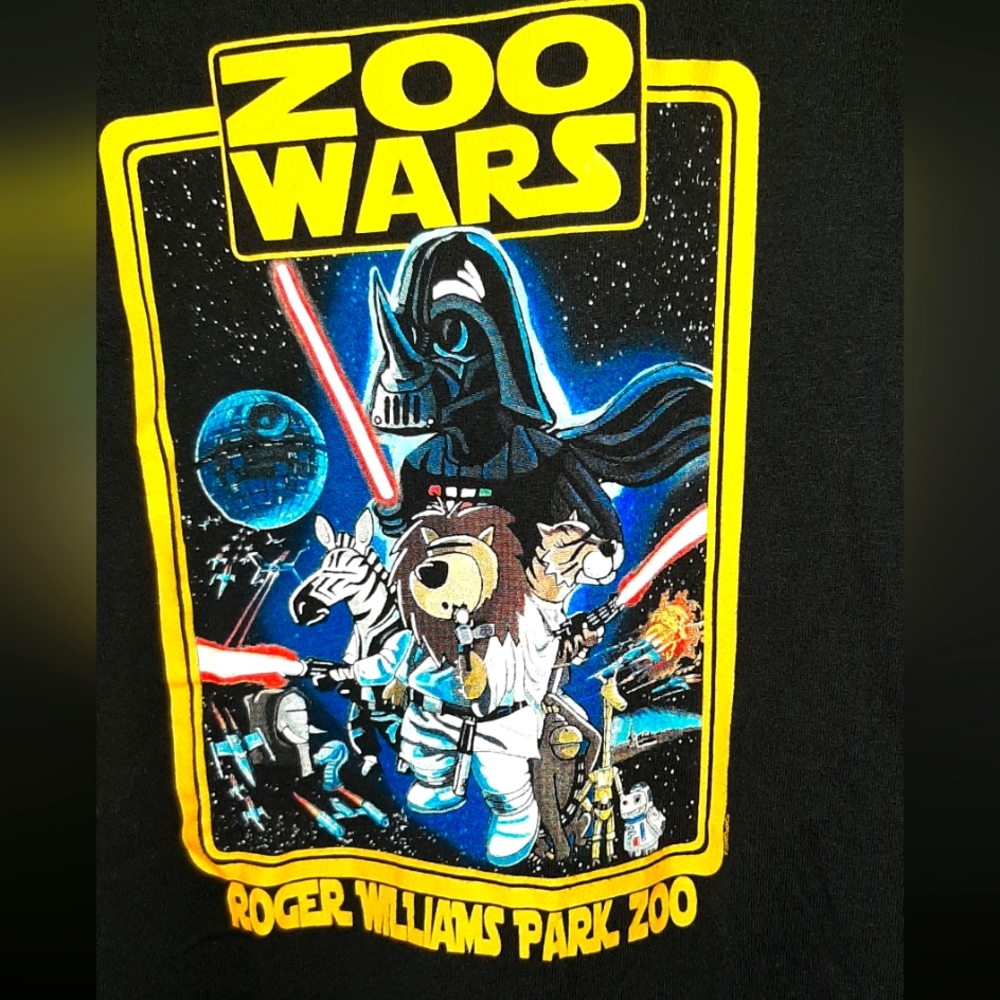 Zoo Wars * Roger Williams Park Zoo Rhode Island * Adult Tee * Size 2XL